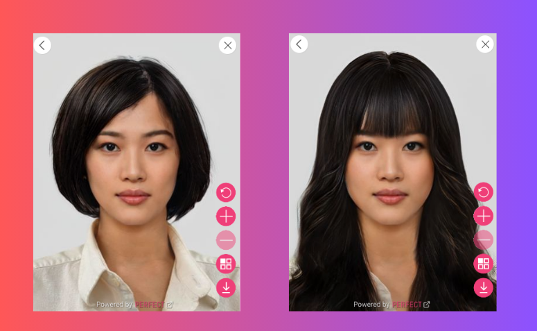 What are applications to simulate haircut?