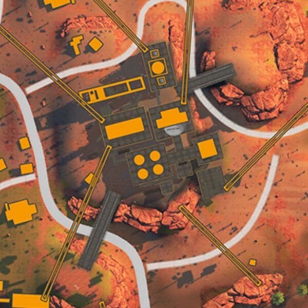 Melhores locais do Mapa Kalahari Free Fire