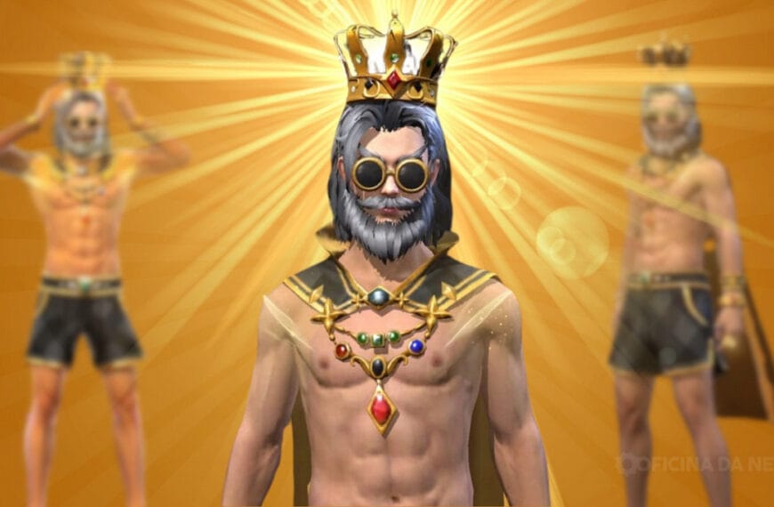 Veja como conseguir skin Roupa do Imperador no Free Fire