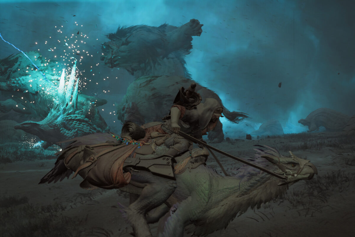 Chama Negra em Monster Hunter Wilds