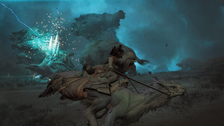 Chama Negra em Monster Hunter Wilds